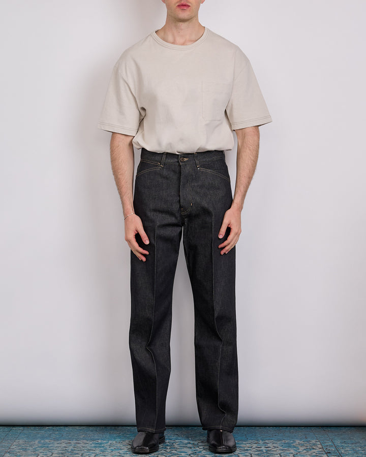 LEMAIRE Heavy Denim 5-Pocket Pant Slate