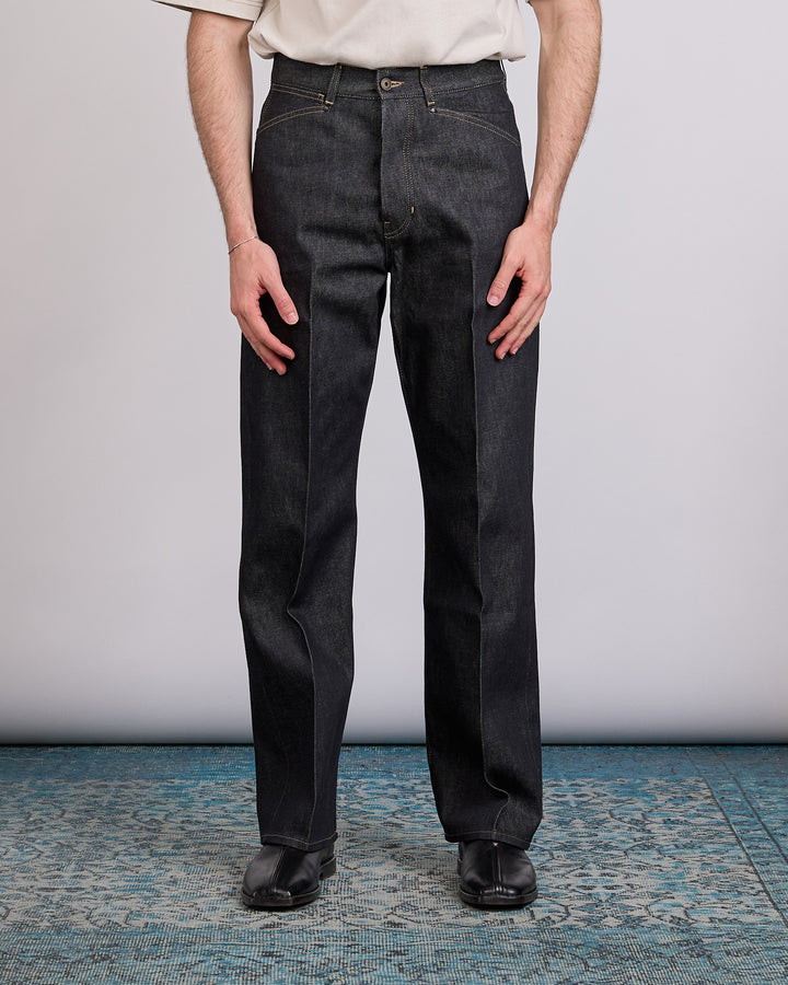 LEMAIRE Heavy Denim 5-Pocket Pant Slate