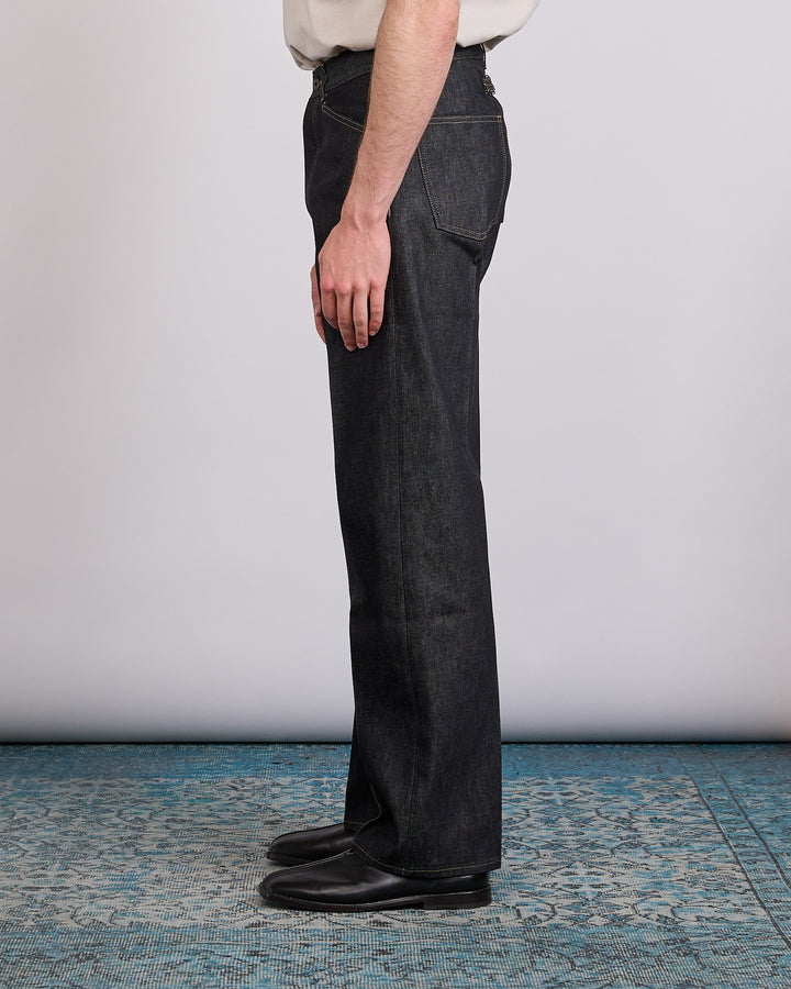 LEMAIRE Heavy Denim 5-Pocket Pant Slate