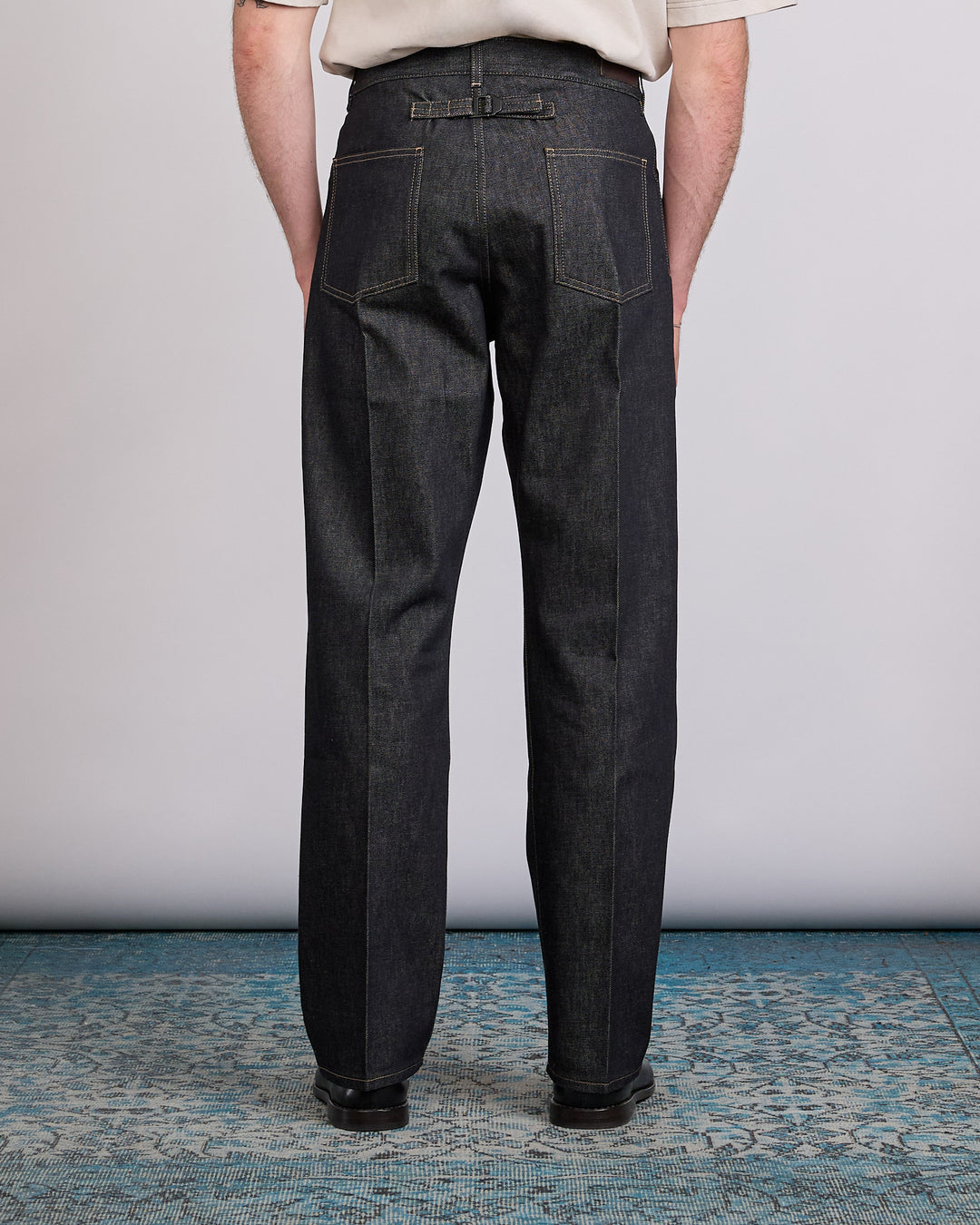 LEMAIRE Heavy Denim 5-Pocket Pant Slate