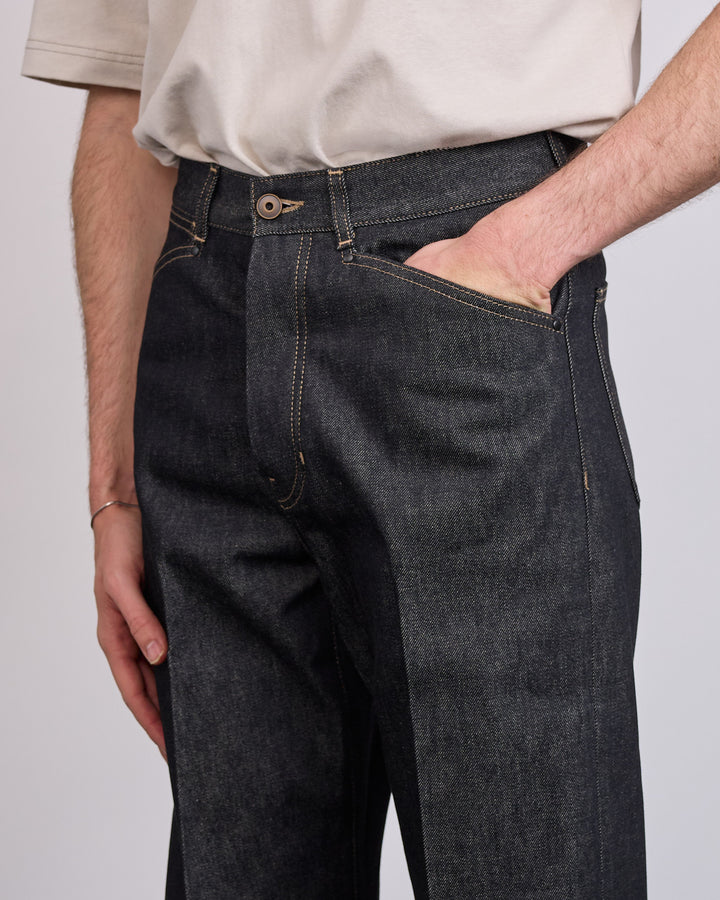 LEMAIRE Heavy Denim 5-Pocket Pant Slate