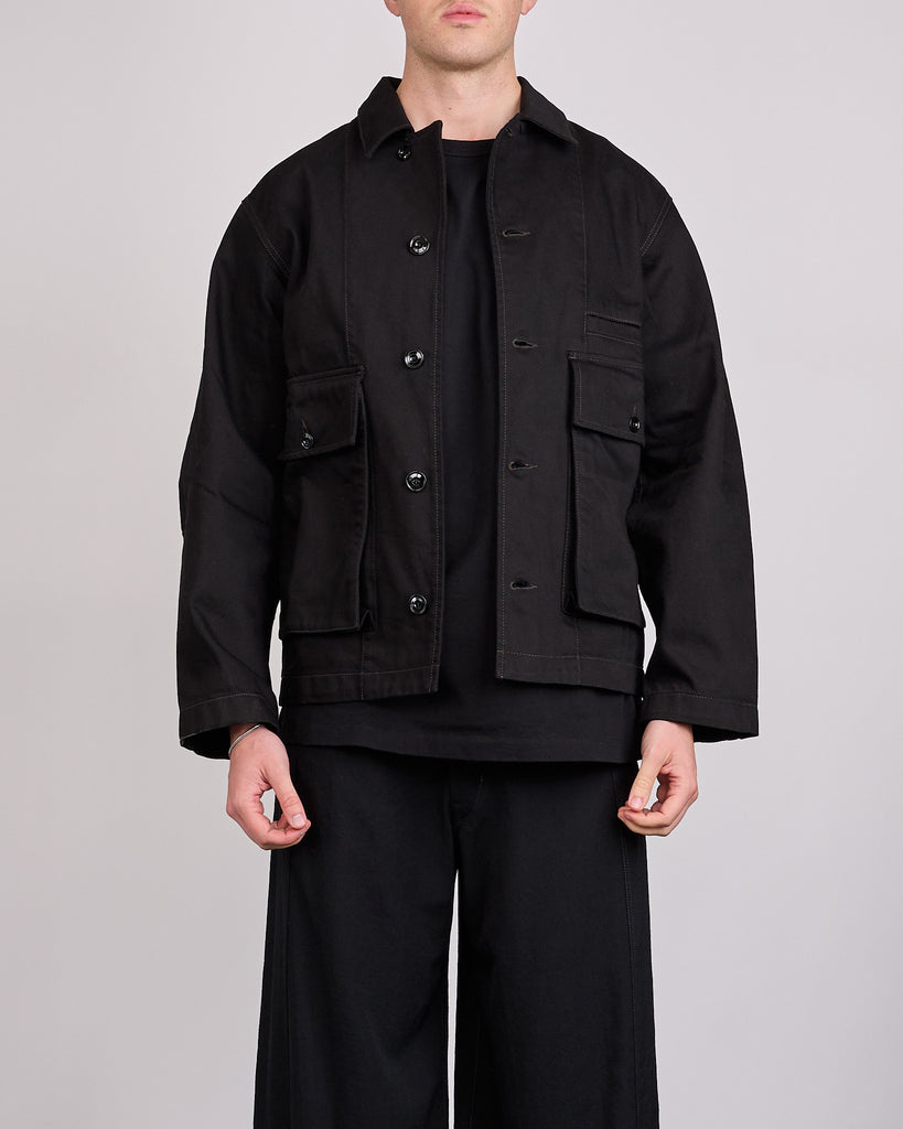 LEMAIREHeavyDenimBoxyJacketBla