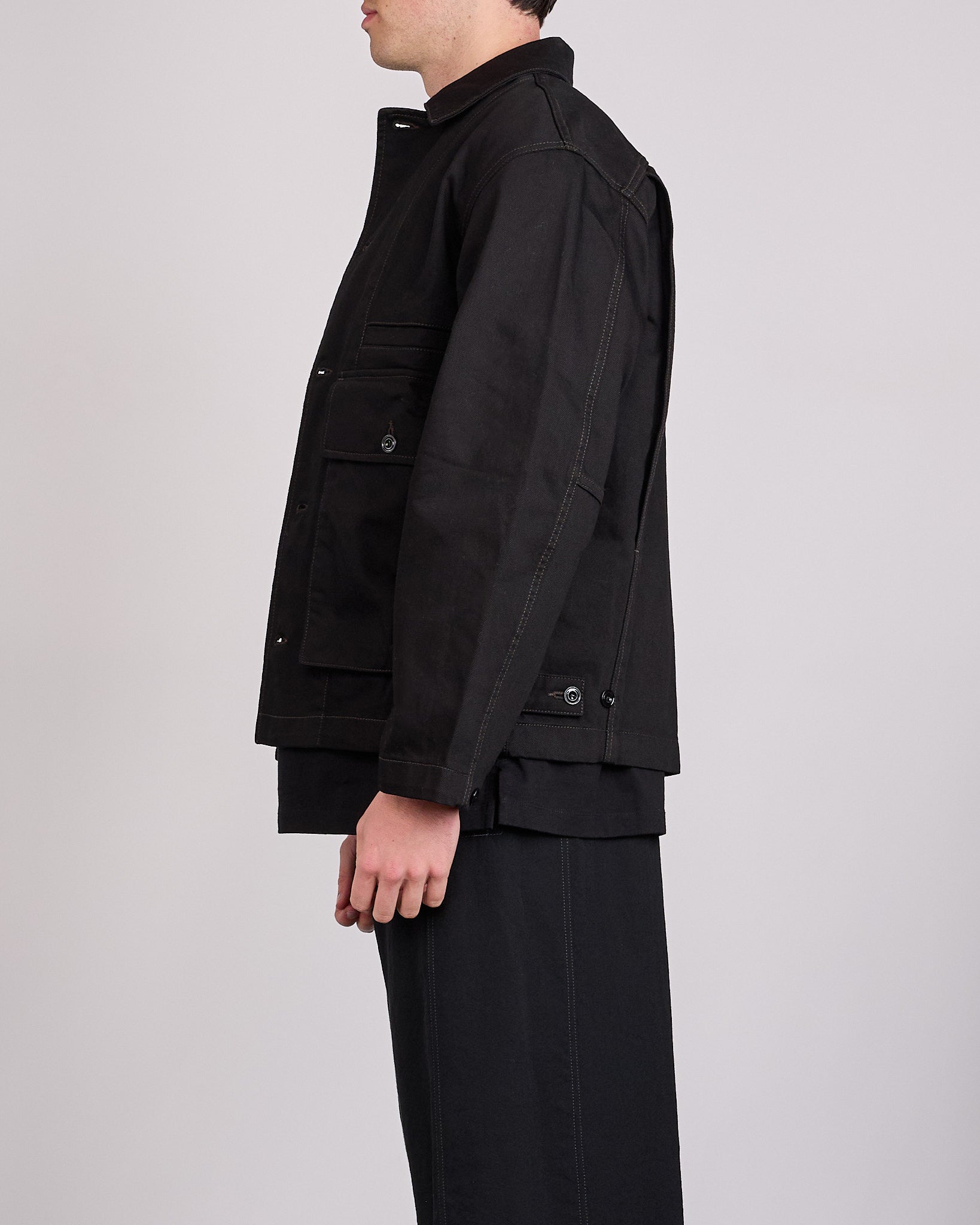LEMAIRE Heavy Denim Boxy Jacket Black – LESS 17