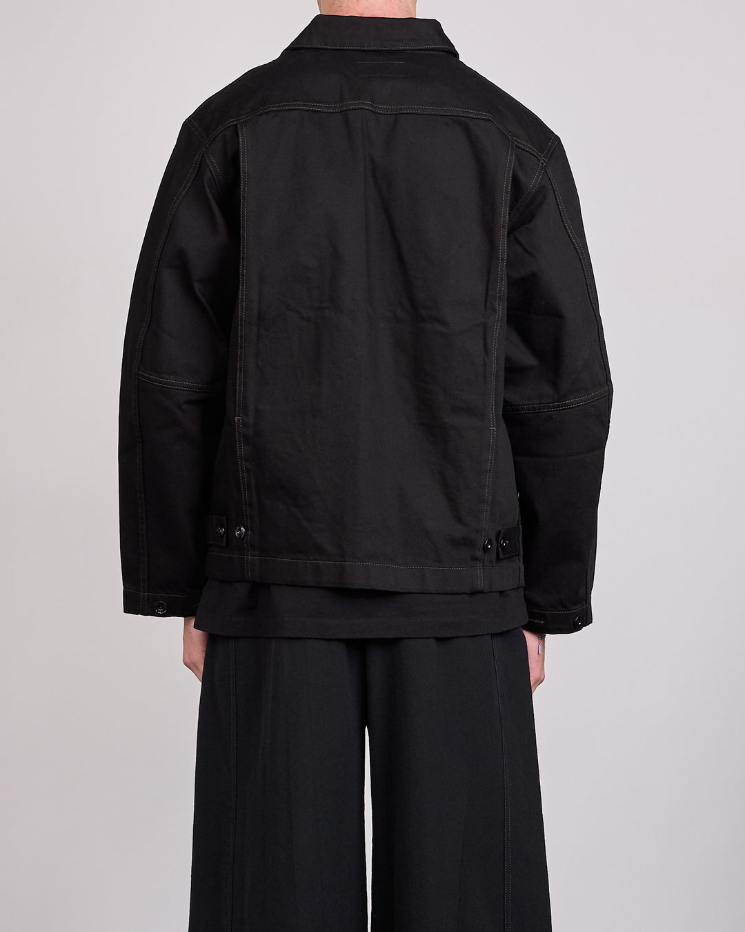LEMAIRE Heavy Denim Boxy Jacket Black
