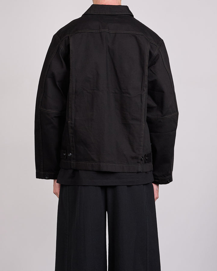 LEMAIRE Heavy Denim Boxy Jacket Black