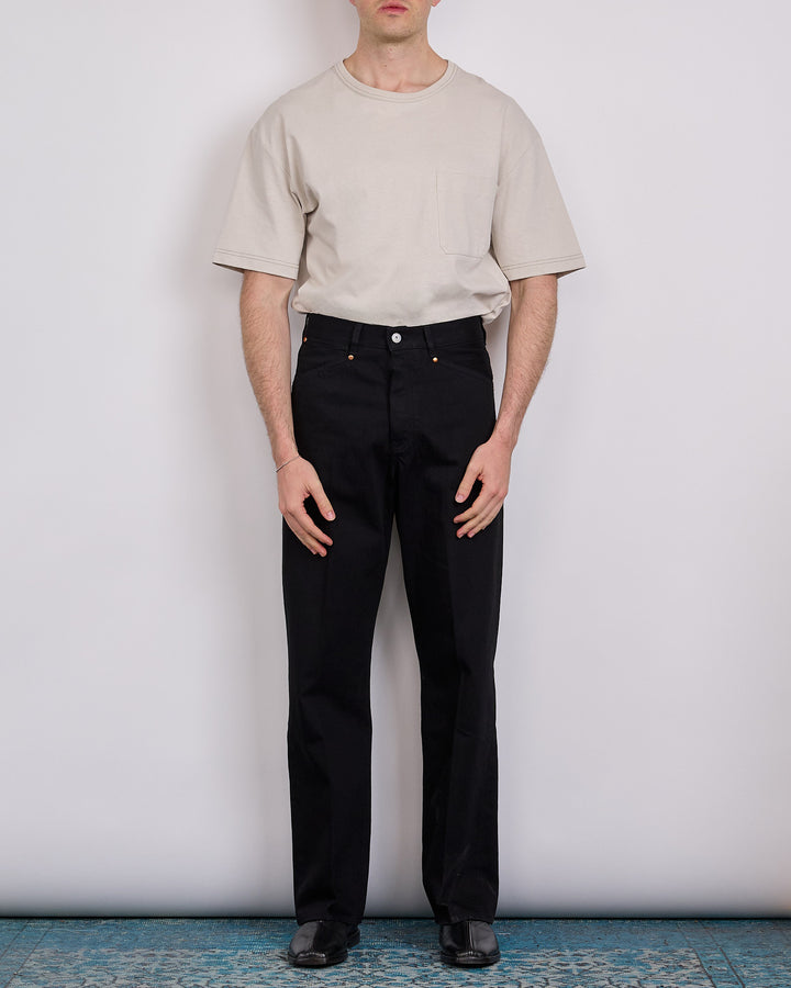 LEMAIRE Selvedge Denim 5-Pocket Pant Black
