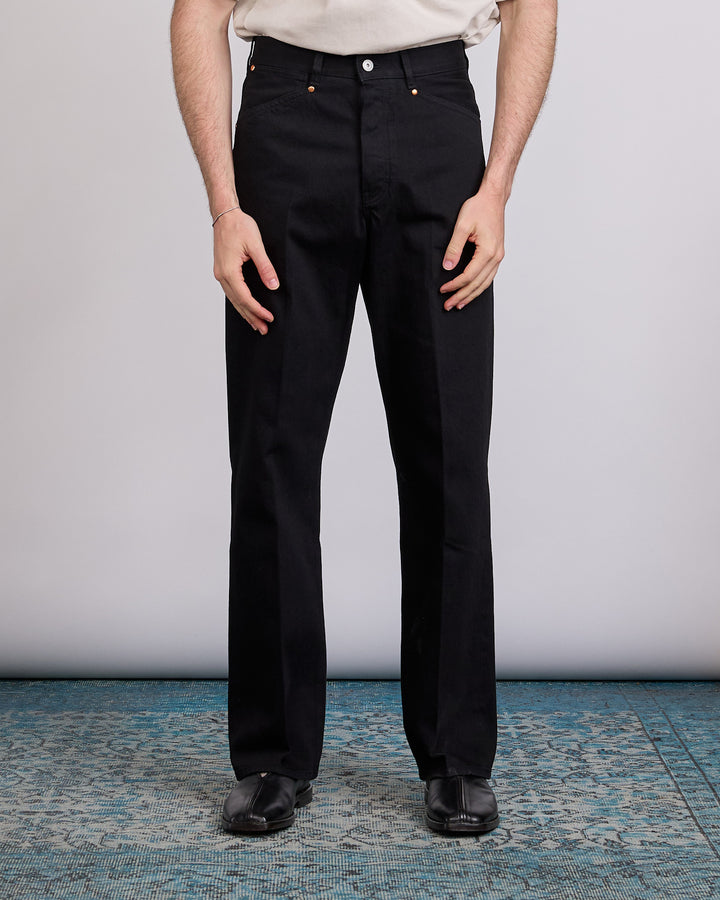 LEMAIRE Selvedge Denim 5-Pocket Pant Black