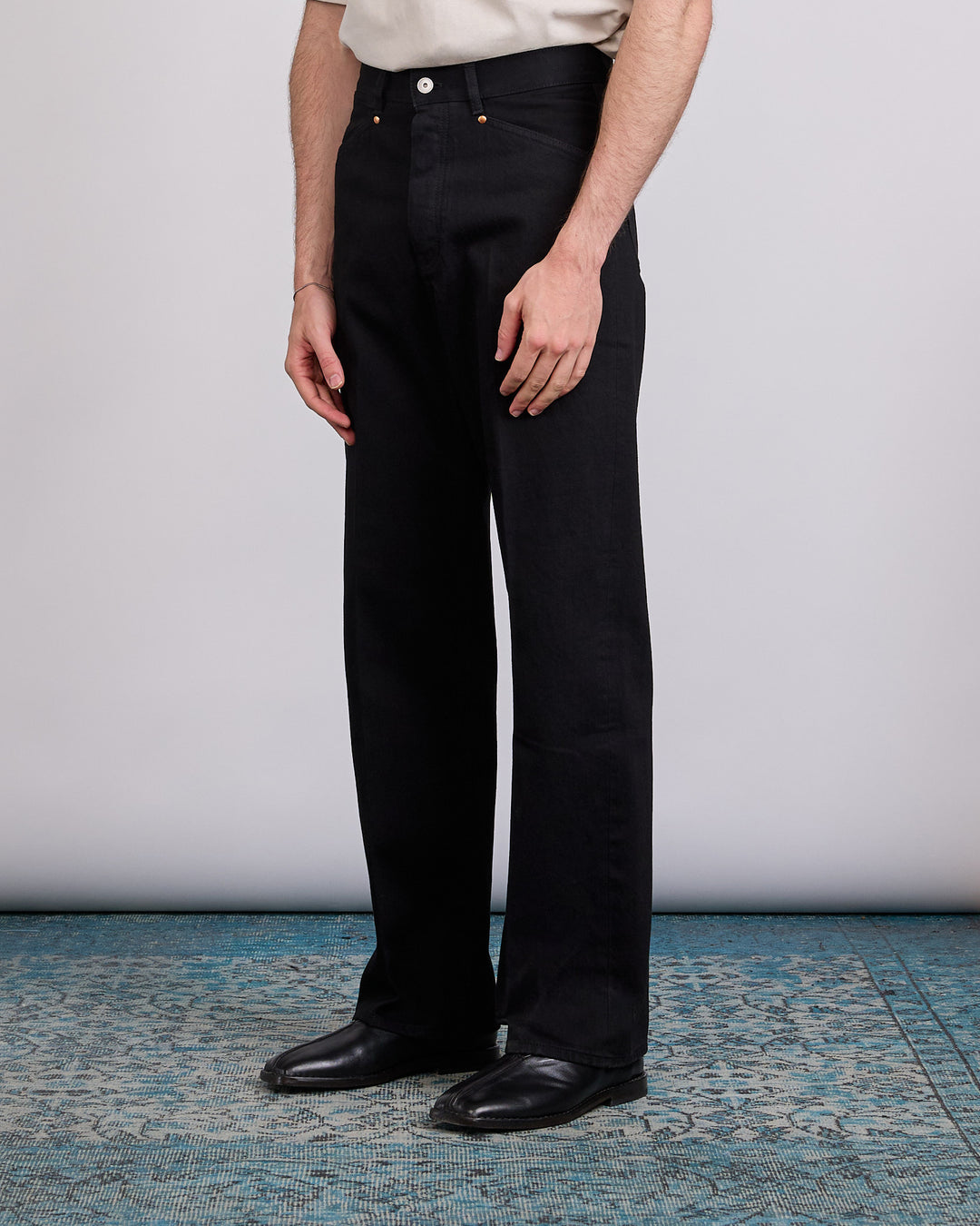 LEMAIRE Selvedge Denim 5-Pocket Pant Black