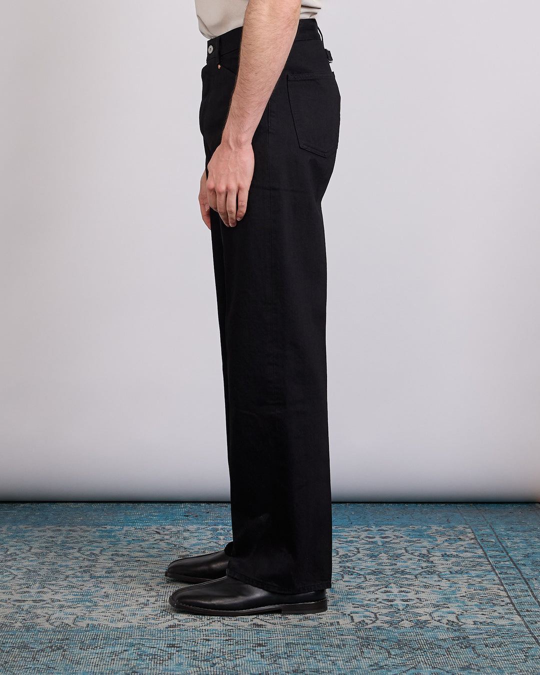 LEMAIRE Selvedge Denim 5-Pocket Pant Black