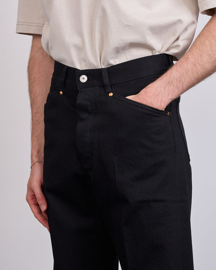 LEMAIRE Selvedge Denim 5-Pocket Pant Black