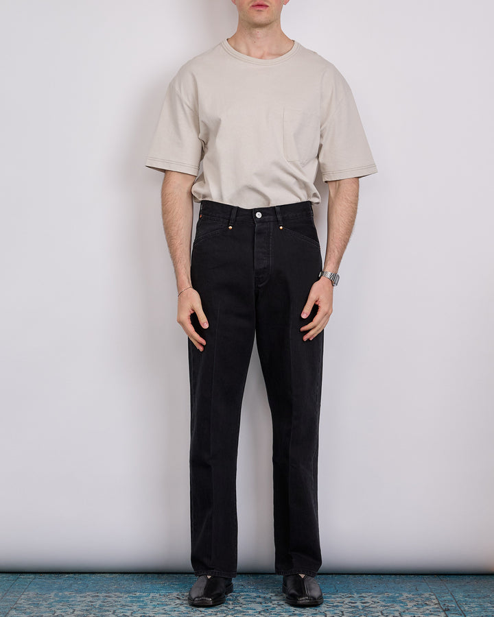 LEMAIRE Selvedge Denim 5-Pocket Pant Rinse Black