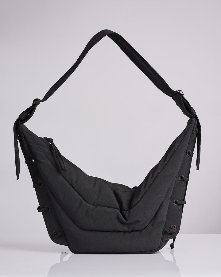 LEMAIRE Soft Game Bag Medium Dark Chocolate