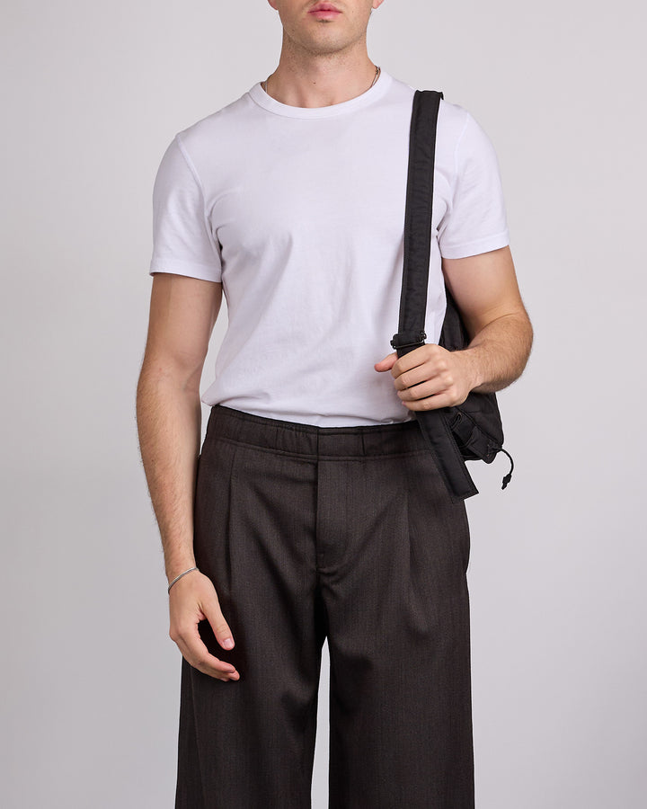 LEMAIRE Soft Game Bag Small Dark Chocolate