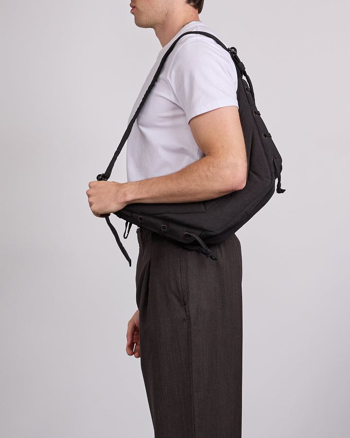 LEMAIRE Soft Game Bag Small Dark Chocolate