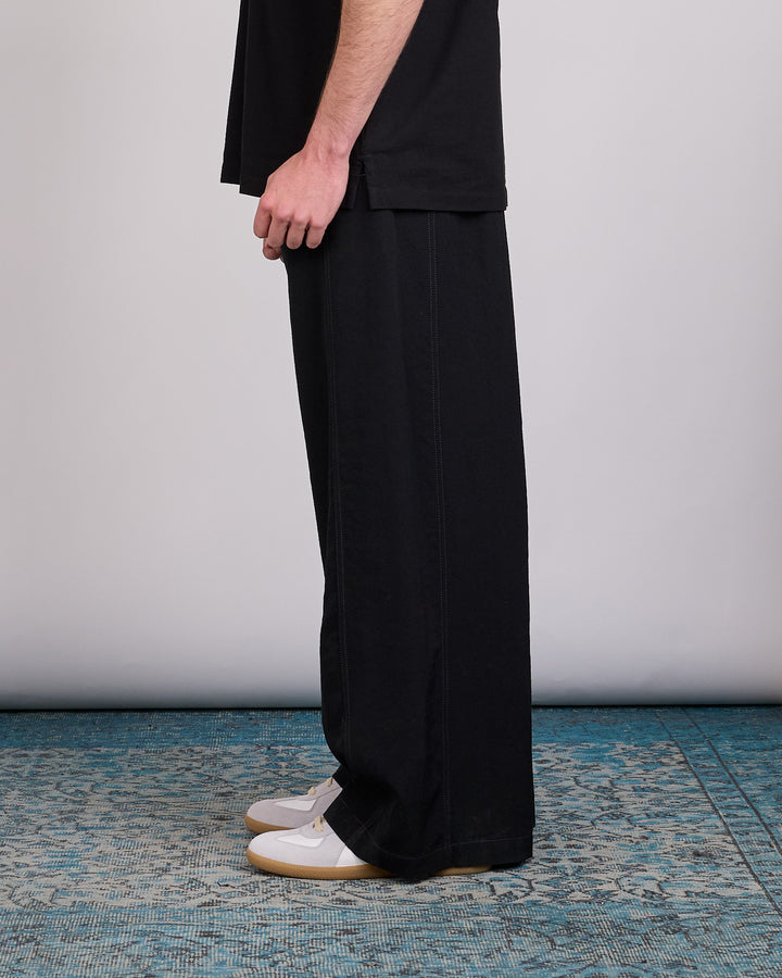 LEMAIRE Soft Wool Twill Maxi Utility Pant Black