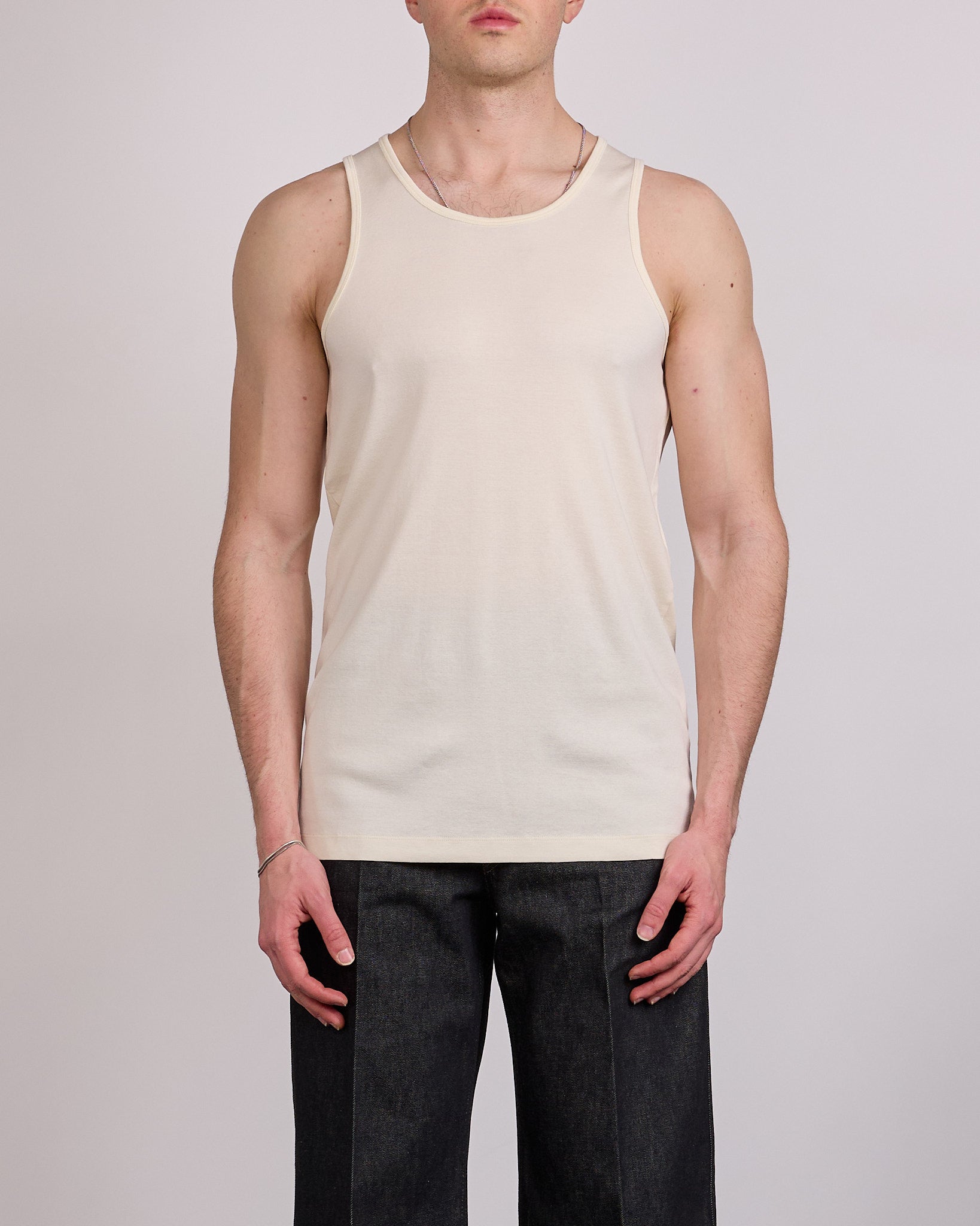 LEMAIRE タンクトップ LEMAIRE Tank Top Light Cream – LESS 17