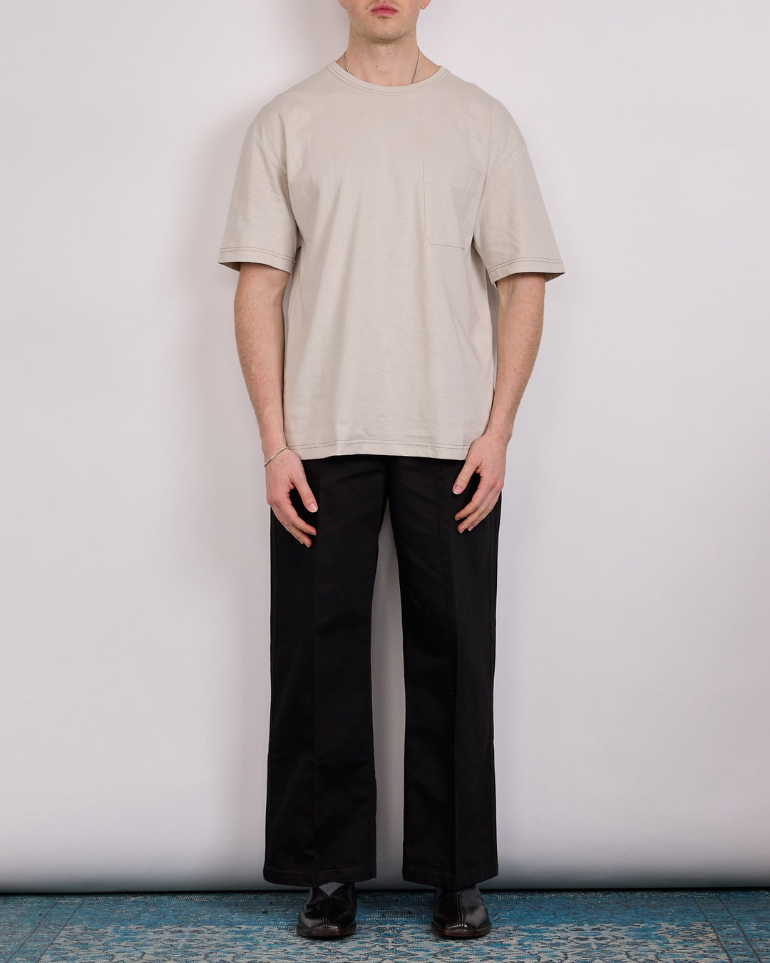 LEMAIRE Wide Pant Denim Black