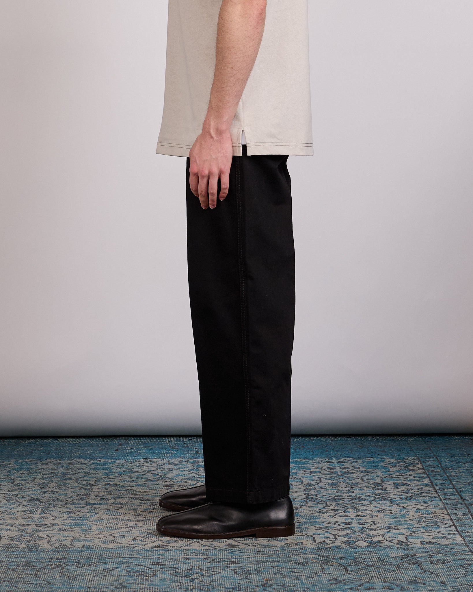 LEMAIRE Wide Pant Denim Black – LESS 17