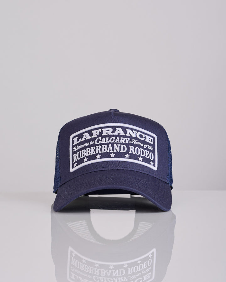 LaFrance Calgary Mesh Trucker Hat Navy