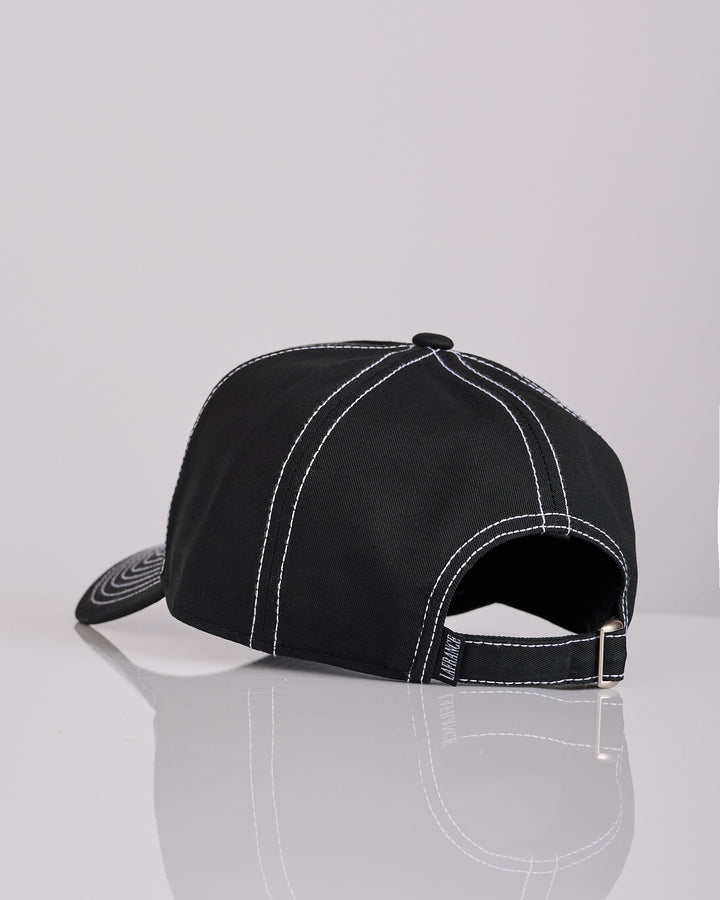 LaFrance Rubberband Rodeo Hat Topstitch Black