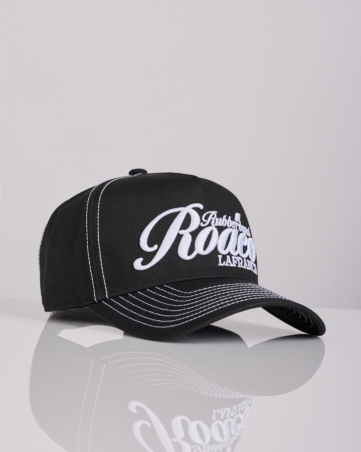 LaFrance Rubberband Rodeo Hat Topstitch Black
