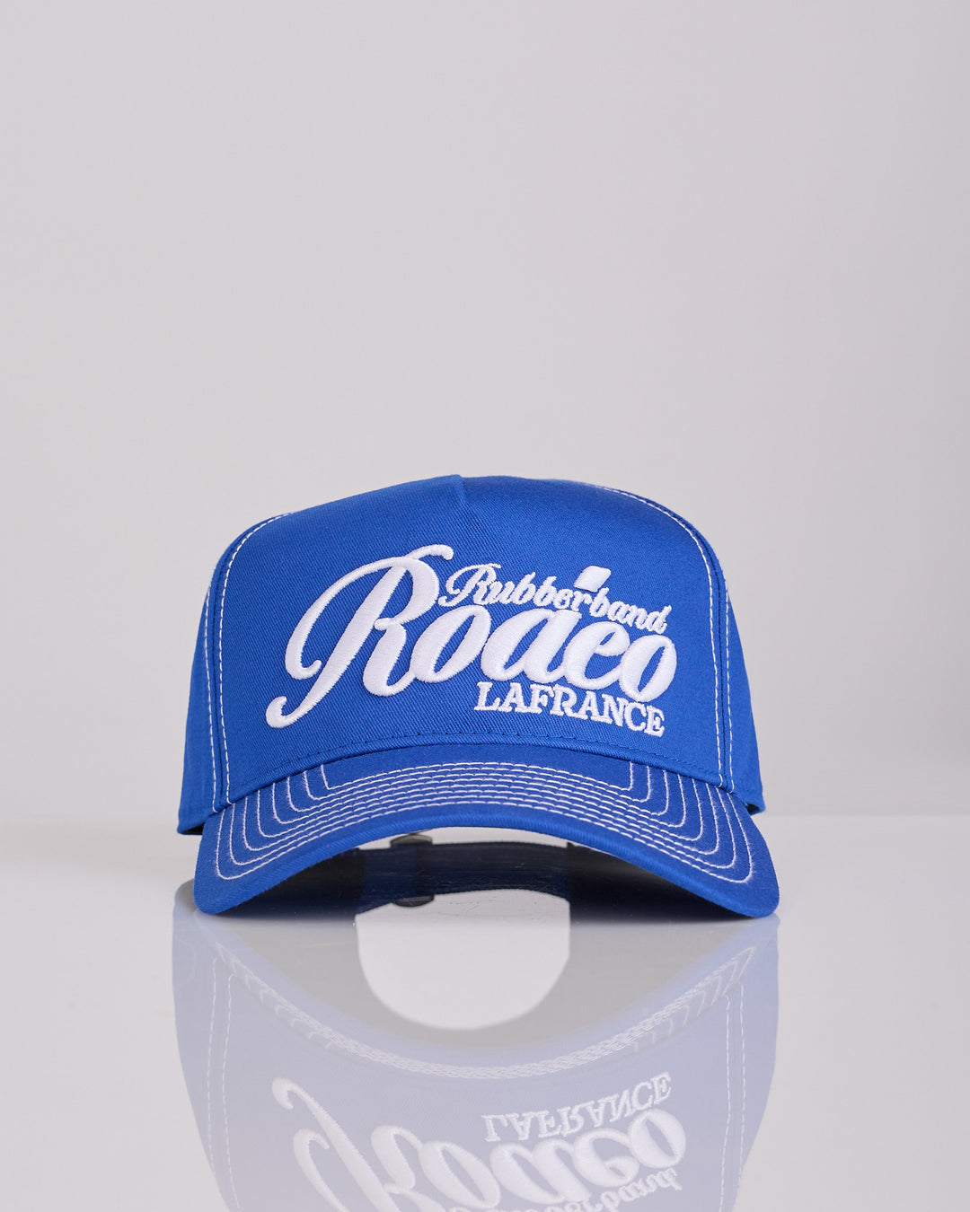 LaFrance Rubberband Rodeo Hat Topstitch Blue