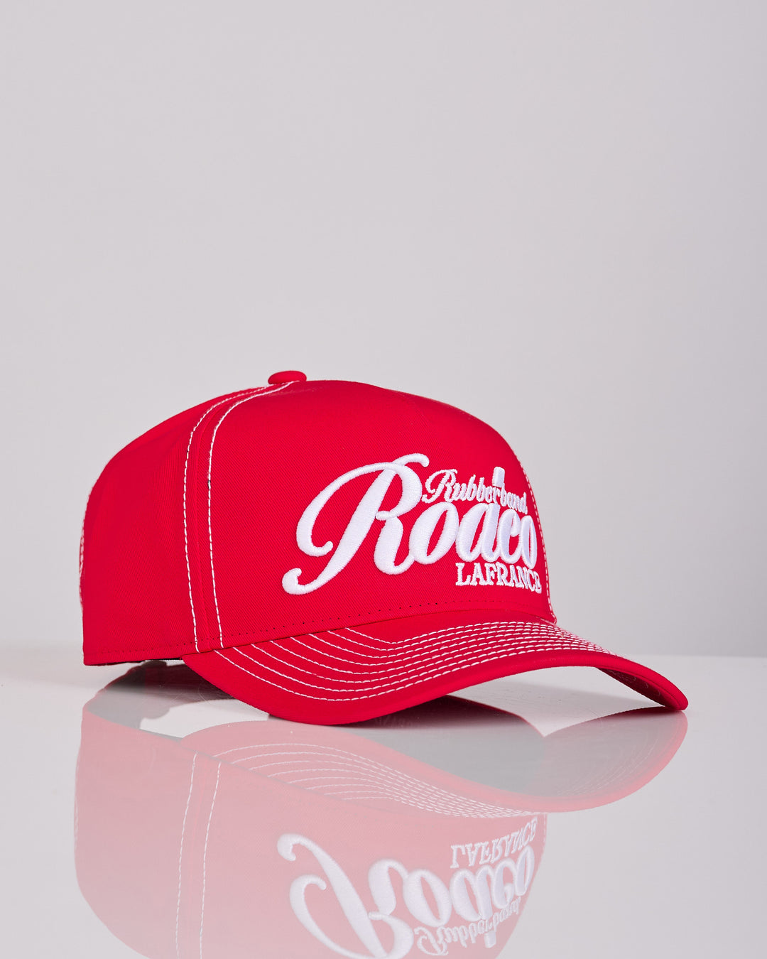 LaFrance Rubberband Rodeo Topstich Hat Red