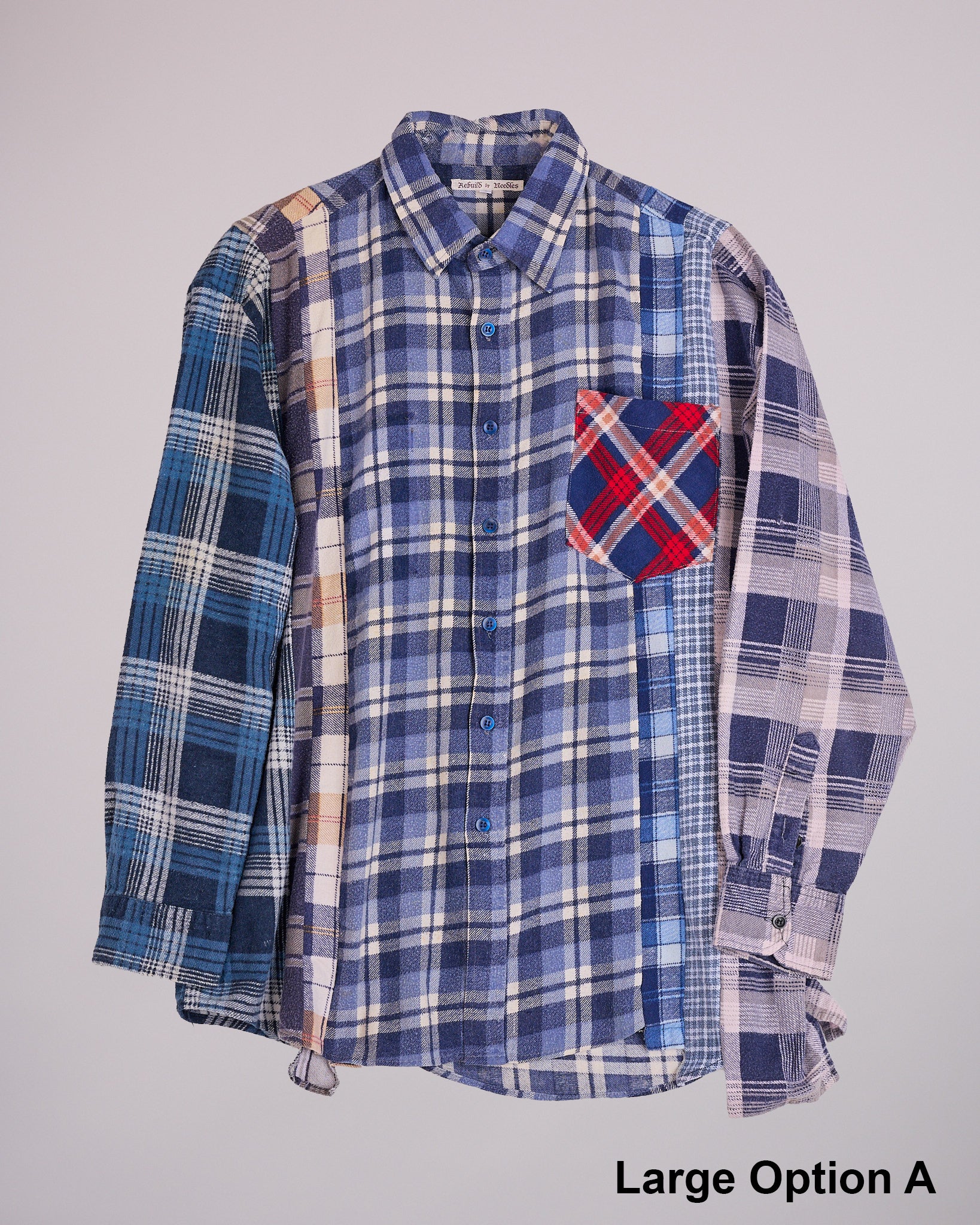 Needles 7-Cuts Flannel Rebuild Button Shirt Assorted Plaids – LESS 17