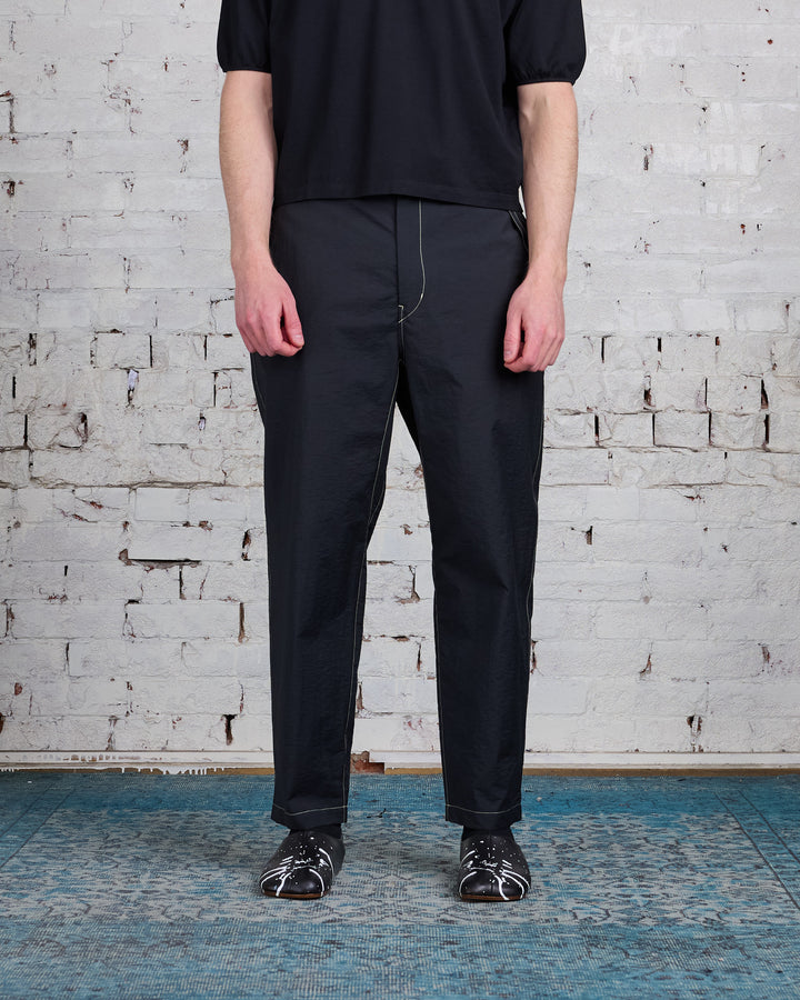 Lemaire Belted Carrot Pant Black