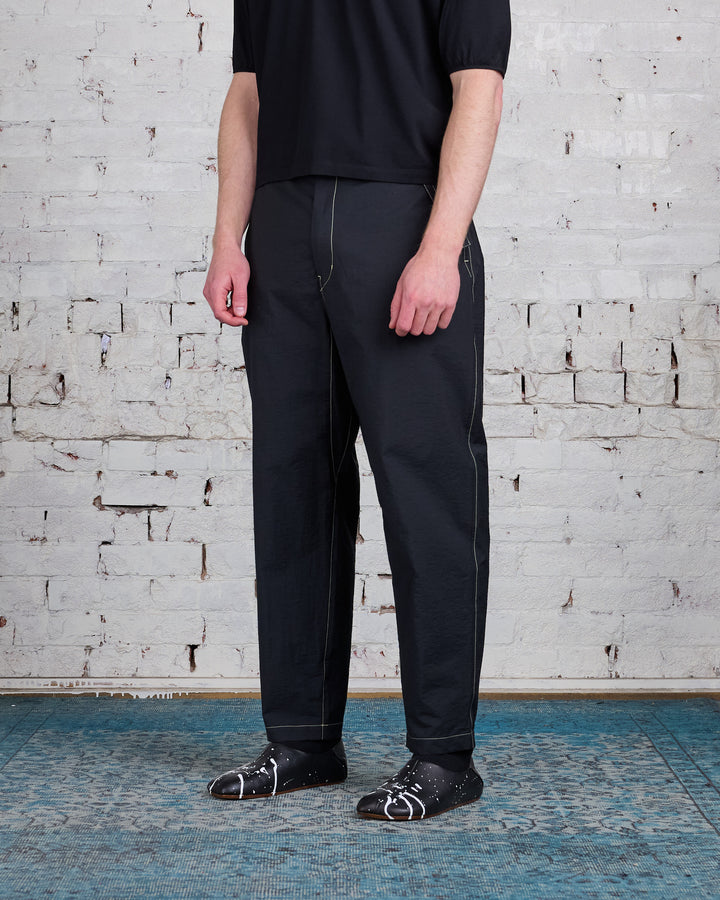 Lemaire Belted Carrot Pant Black