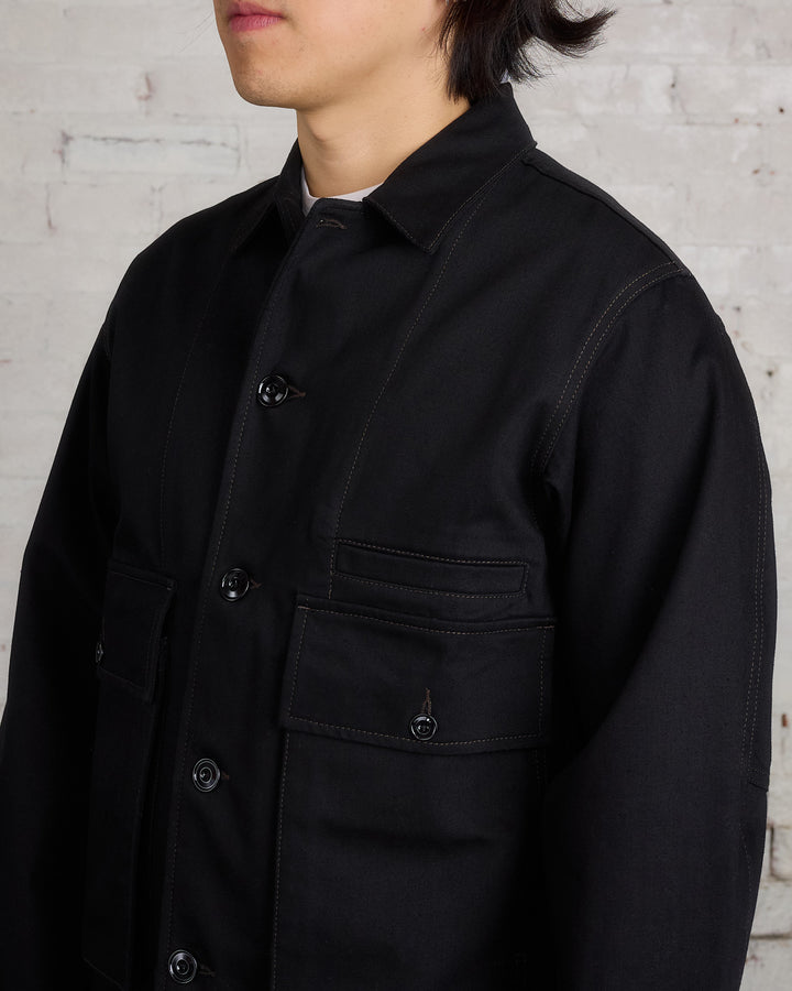 Lemaire Boxy Heavy Denim Jacket Black