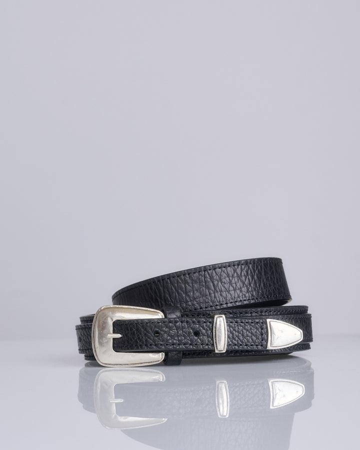 Lemaire Minimal Western Belt Black