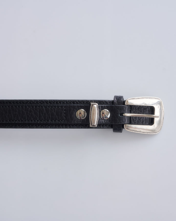 Lemaire Minimal Western Belt Black