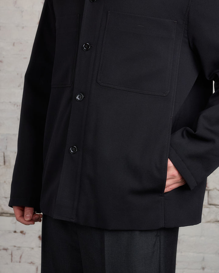 Lemaire Wadded Facing Blouson Jacket Black