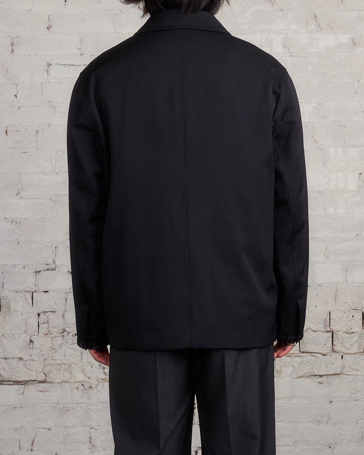 Lemaire Wadded Facing Blouson Jacket Black