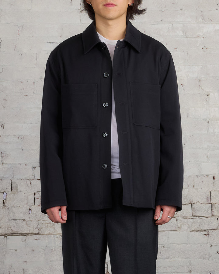 Lemaire Wadded Facing Blouson Jacket Black