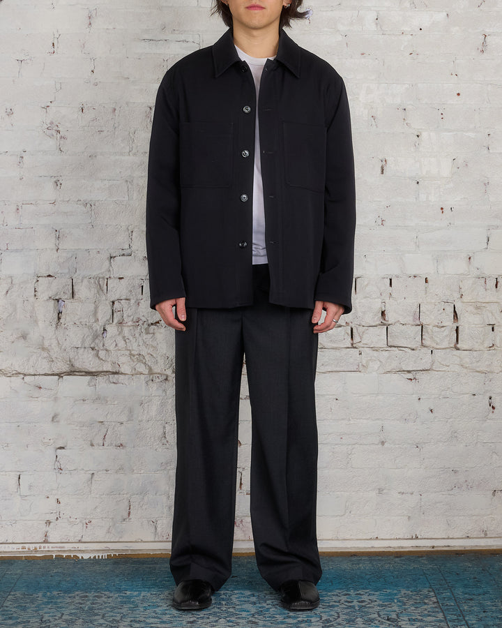 Lemaire Wadded Facing Blouson Jacket Black