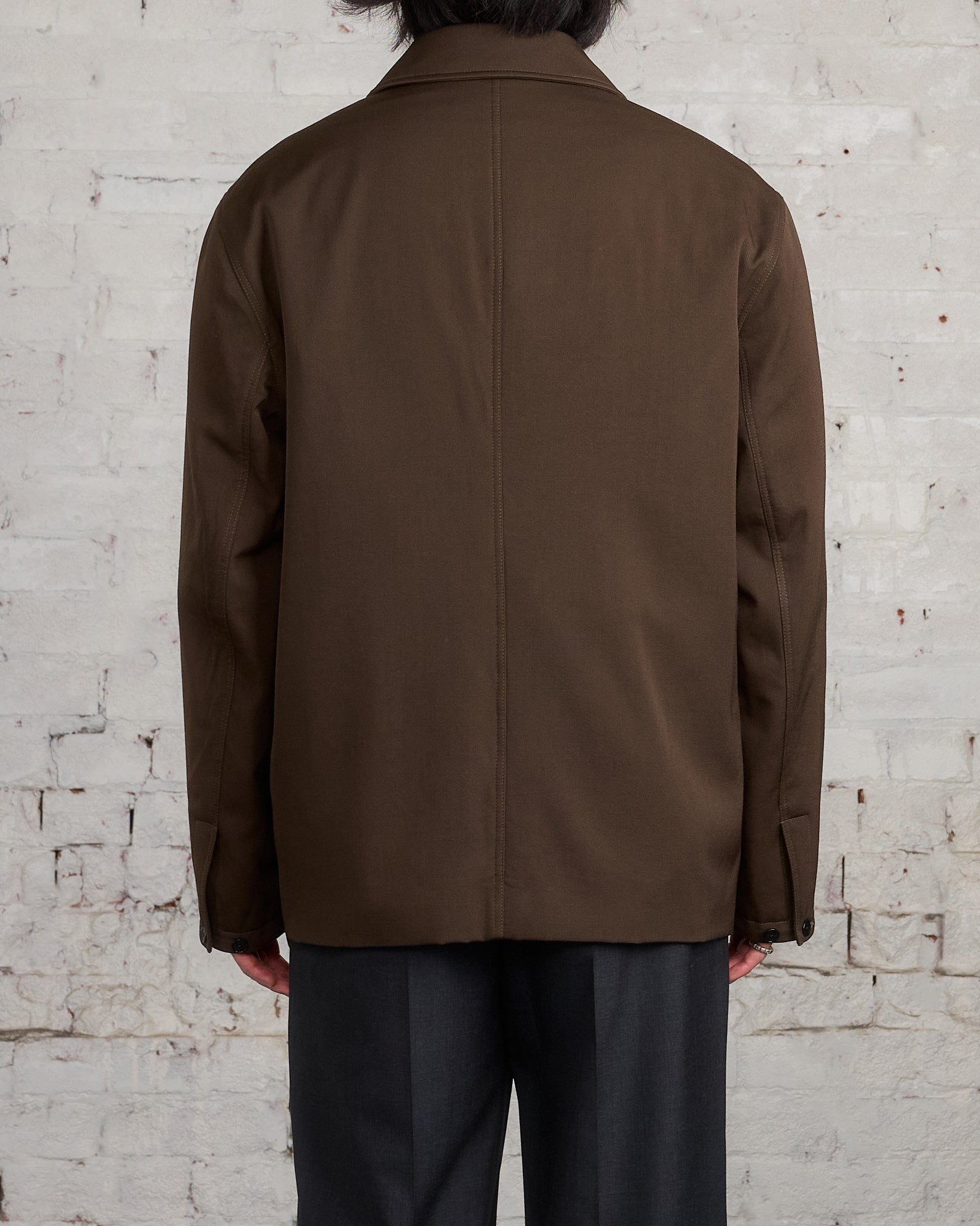 Lemaire Wadded Facing Blouson Jacket Kobicha Brown – LESS 17