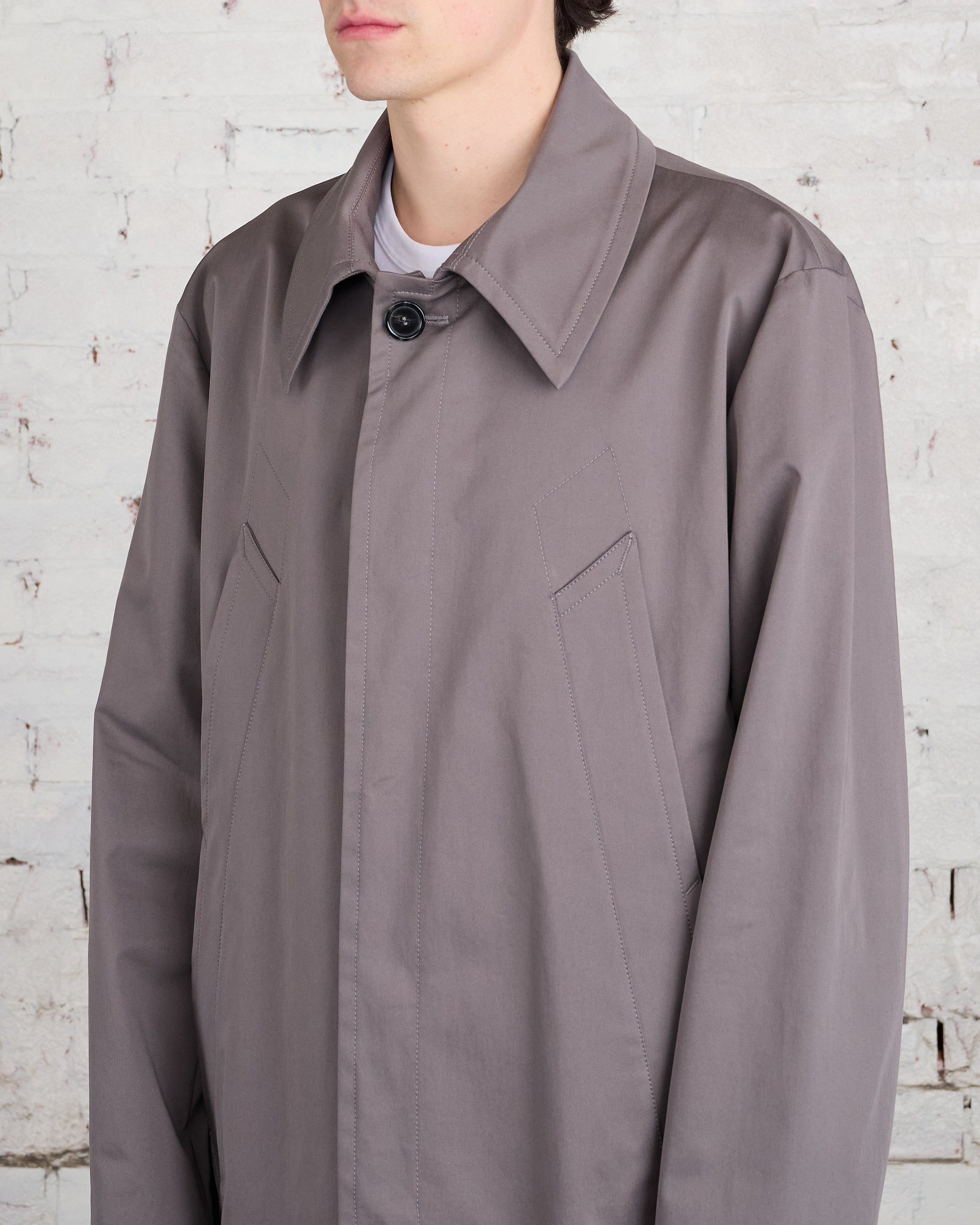 MM6 Maison Margiela Cotton Twill Trench Coat Taupe – LESS 17