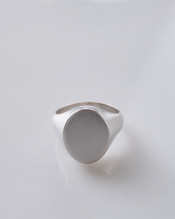 Maison Margiela Chevalier Signet Ring Silver