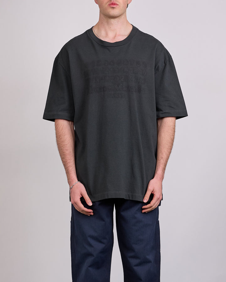 Maison Margiela Faded Overdye Logo T-Shirt Washed Black