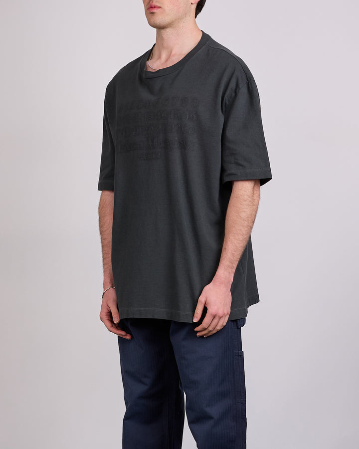 Maison Margiela Faded Overdye Logo T-Shirt Washed Black