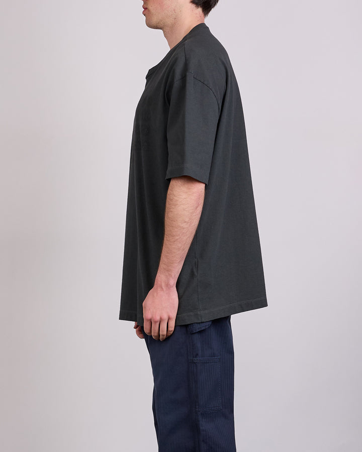 Maison Margiela Faded Overdye Logo T-Shirt Washed Black