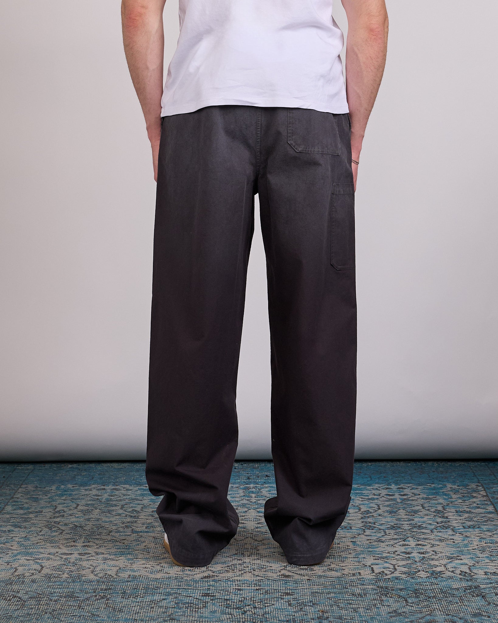 s*k様 2018s Maison Margiela black slacks Maison Margiela Field Trouser Washed Black – LESS 17
