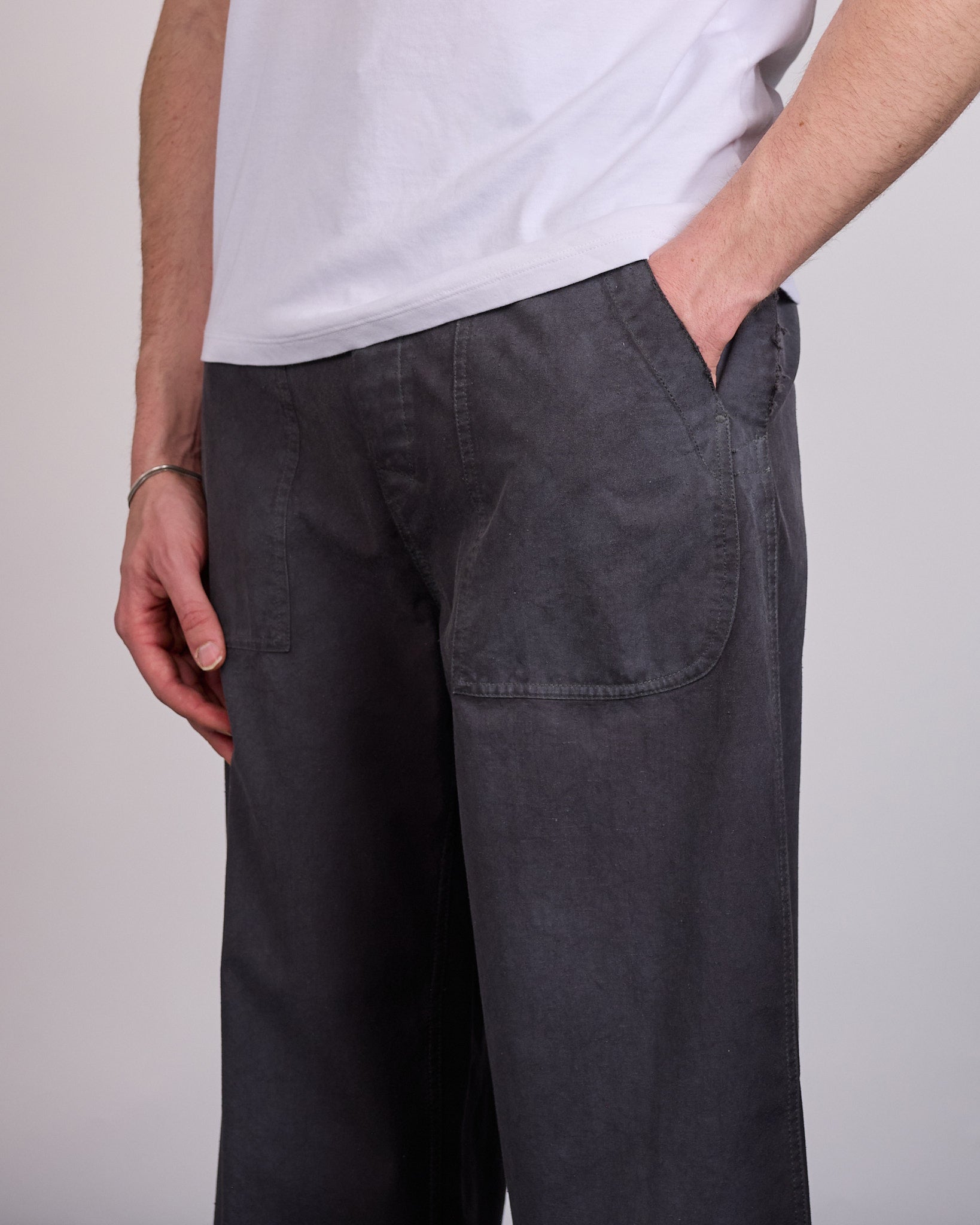 Maison Margiela Field Trouser Washed Black – LESS 17