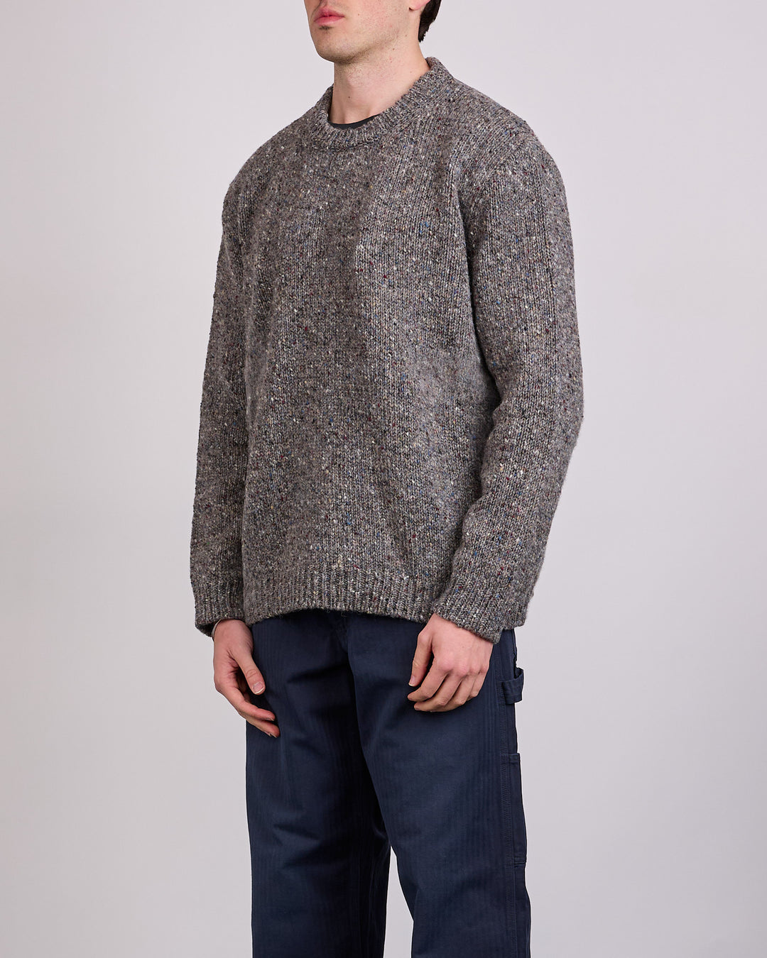 Maison Margiela Gauge 3 Brushed Sweater Grey