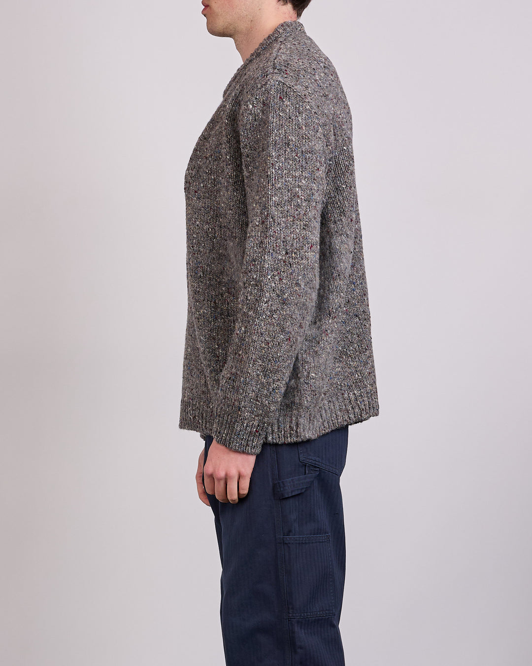 Maison Margiela Gauge 3 Brushed Sweater Grey