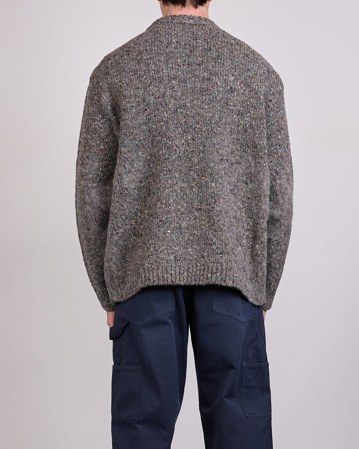 Maison Margiela Gauge 3 Brushed Sweater Grey