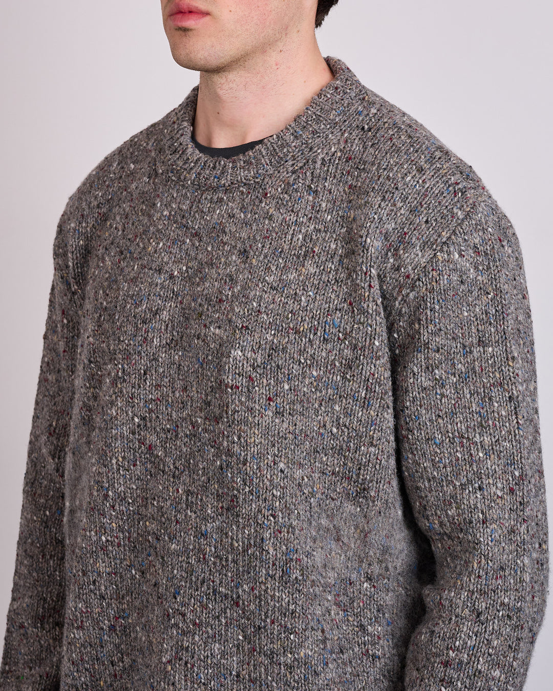 Maison Margiela Gauge 3 Brushed Sweater Grey