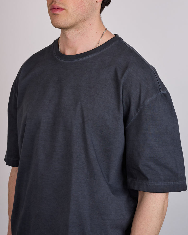 Maison Margiela Heavy Jersey Garment Dyed T-Shirt Anthracite